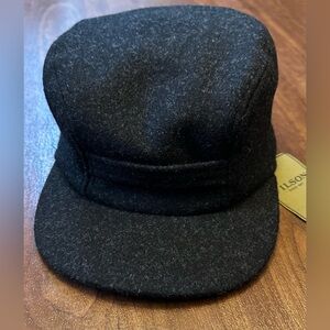 Filson Mackinaw Wool Cap Charcoal Insulated MiUSA Various Sizes